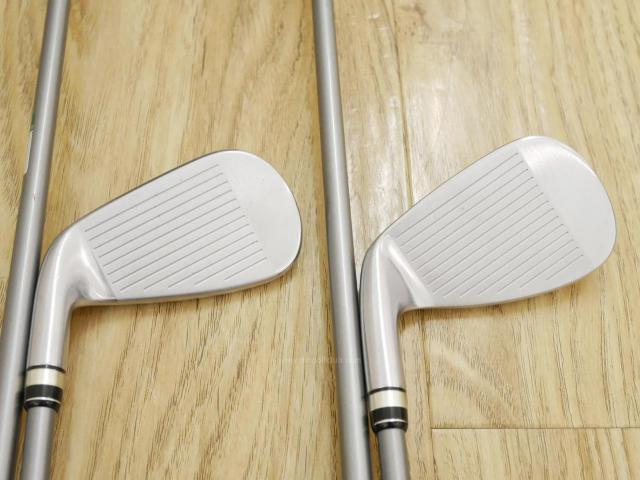 Iron set : PRGR : ชุดเหล็ก PRGR Egg PF Forged (รุ่นปี 2019 ตีง่ายและไกลมากๆ โกงสุดๆ) มีเหล็ก 7-Pw,Aw,As,Sw (7 ชิ้น) ก้านกราไฟต์ M-40 Flex SR