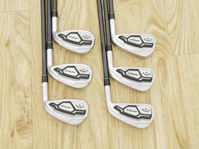 Iron set : Callaway : ชุดเหล็ก Callaway APEX Forged มีเหล็ก 5-Pw (6 ชิ้น) ก้านกราไฟต์ Flex R