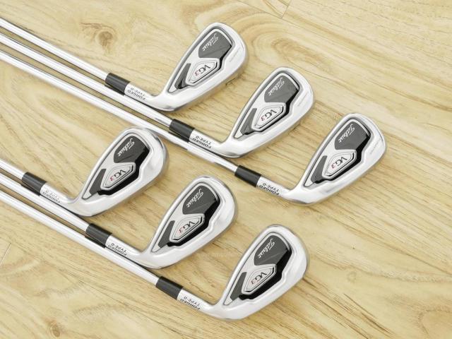 Iron set : Titleist : ชุดเหล็ก Titleist VG3 Type D Forged (ปี 2017 Japan Spec. ตีง่ายและไกลที่สุดของ Titleist) มีเหล็ก 5-Pw (6 ชิ้น) ก้านเหล็ก NS Pro ZELOS 8 Flex R