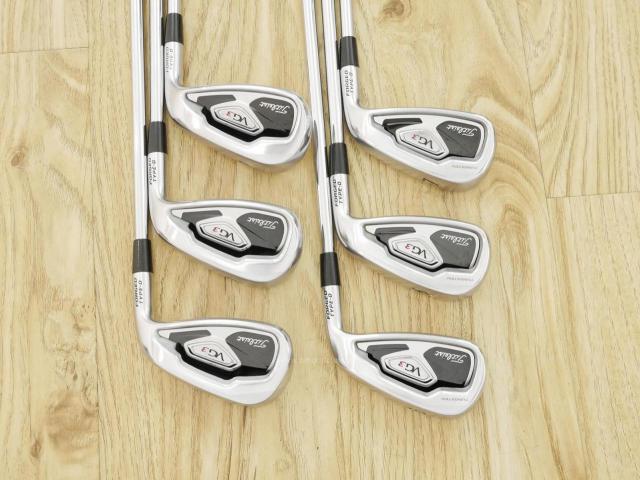 Iron set : Titleist : ชุดเหล็ก Titleist VG3 Type D Forged (ปี 2017 Japan Spec. ตีง่ายและไกลที่สุดของ Titleist) มีเหล็ก 5-Pw (6 ชิ้น) ก้านเหล็ก NS Pro ZELOS 8 Flex R