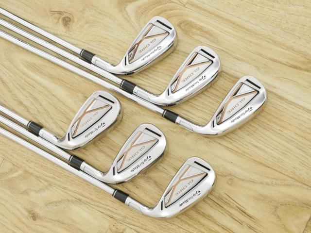 Iron set : Taylormade : ชุดเหล็ก Taylormade SIM GLOIRE (รุ่นปี 2021 รุ่นท๊อปสุด Japan Spec) มีเหล็ก 5-Pw (6 ชิ้น) ก้านเหล็ก NS Pro 790 Flex S