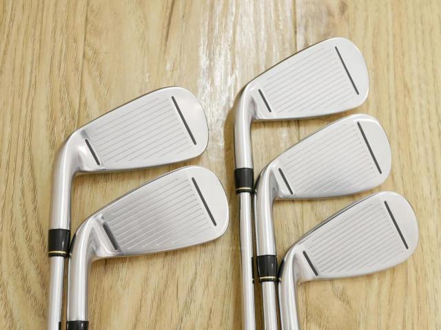 Iron set : Taylormade : ชุดเหล็ก Taylormade Gloire G (รุ่นท๊อปสุด ตีไกลมากๆ เหล็ก 7 Loft 26.5 หน้าเด้ง) มีเหล็ก 6-Pw (5 ชิ้น) ก้านเหล็ก NS Pro 830 Flex R