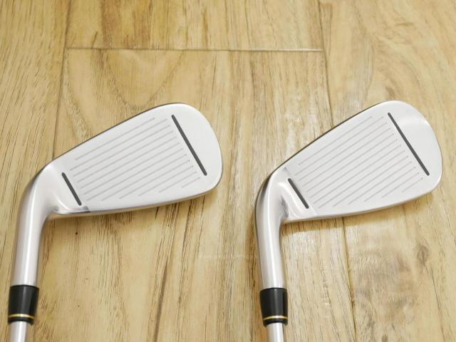 Iron set : Taylormade : ชุดเหล็ก Taylormade Gloire G (รุ่นท๊อปสุด ตีไกลมากๆ เหล็ก 7 Loft 26.5 หน้าเด้ง) มีเหล็ก 6-Pw (5 ชิ้น) ก้านเหล็ก NS Pro 830 Flex R