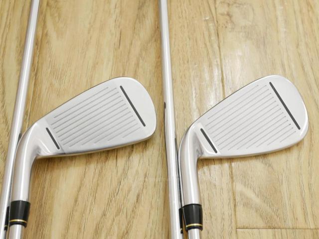 Iron set : Taylormade : ชุดเหล็ก Taylormade Gloire G (รุ่นท๊อปสุด ตีไกลมากๆ เหล็ก 7 Loft 26.5 หน้าเด้ง) มีเหล็ก 6-Pw (5 ชิ้น) ก้านเหล็ก NS Pro 830 Flex R