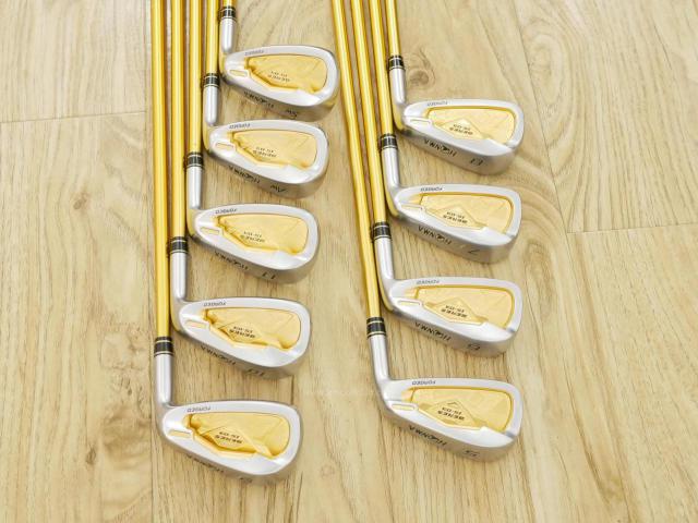 Iron set : Honma : **ก้าน 4 ดาว ของใหม่ 3 แสนบาท** ชุดเหล็ก Honma Beres IS-03 (ปี 2015 หน้าเด้ง Forged) มีเหล็ก 5-11,Aw,Sw (9 ชิ้น) ก้าน ARMRQ 8 (49) Flex R (4 ดาว)