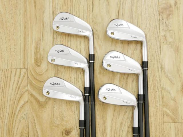 Iron set : Honma : ชุดเหล็ก Honma Tour World TR21X (ออกปี 2021 ตีง่าย ไกล) มีเหล็ก 5-10 (6 ชิ้น) ก้านกราไฟต์ Honma Vizard TR20-65 Flex S