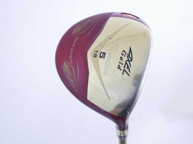 Fairway Wood : Tsuruya : หัวไม้ 5 Tsuruya AXEL Gold Premium IV (รุ่นปี 2021 ตัวท๊อป ของใหม่ 2 หมื่นกว่า) Loft 18 Flex R