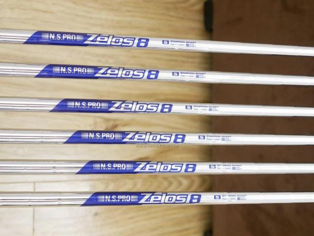 Iron set : Titleist : ชุดเหล็ก Titleist T400 (รุ่นล่าสุด ง่ายที่สุด ไกลที่สุด ออกปี 2020) มีเหล็ก 5-Pw (6 ชิ้น) ก้านเหล็ก NS Pro Zelos 8 Flex S