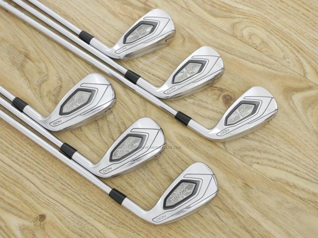 Iron set : Titleist : ชุดเหล็ก Titleist T400 (รุ่นล่าสุด ง่ายที่สุด ไกลที่สุด ออกปี 2020) มีเหล็ก 5-Pw (6 ชิ้น) ก้านเหล็ก NS Pro Zelos 8 Flex S