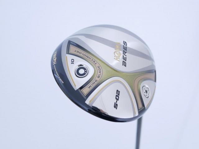 Driver : Honma : ไดรเวอร์ Honma Beres S-02 (460cc.) Loft 10 ก้าน ARMRQ 6 (49) Flex R (2 ดาว)