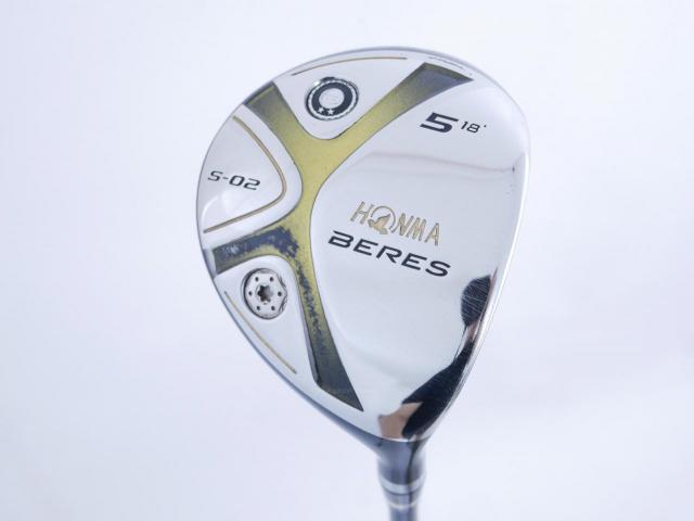 Fairway Wood : Honma : หัวไม้ 5 Honma Beres S-02 Loft 18 ก้าน ARMRQ 6 (49) Flex SR (2 ดาว)