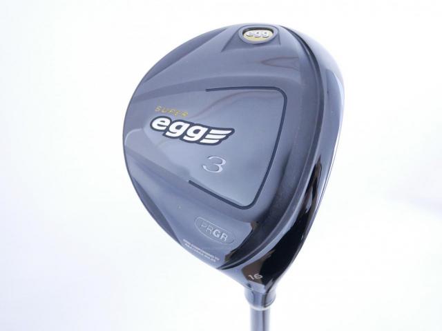 Fairway Wood : PRGR : หัวไม้ 3 PRGR Super Egg (หน้าเด้งเกินกฏ COR 0.84 ออกปี 2018 หายากมาก) Loft 16 Flex SR (M-40)