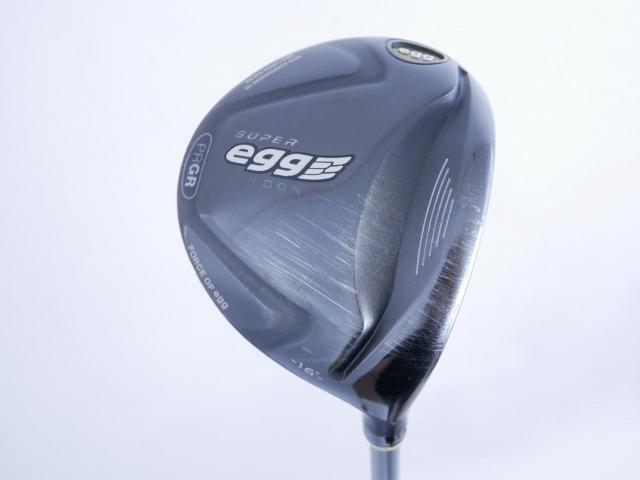 Fairway Wood : PRGR : หัวไม้ 3 PRGR Super Egg (หน้าเด้งเกินกฏ COR 0.84 ปี 2017 หายากมาก) Loft 16 Flex R (M-37)