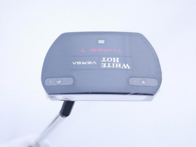 Putter : All : **ของใหม่ ยังไม่แกะพลาสติก** พัตเตอร์ Odyssey White Hot VERSA THREE T S (ออกปี 2023) ก้าน Stroke LAB ยาว 34 นิ้ว