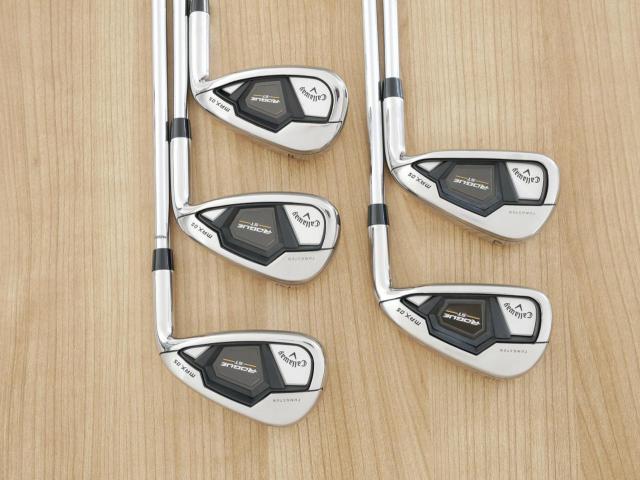 Iron set : Callaway : ชุดเหล็ก Callaway Rogue ST Max OS (ออกปี 2022 ตีง่ายสุดๆ ไกลสุดๆ) มีเหล็ก 6-Pw (5 ชิ้น) ก้านเหล็ก NS Pro Zelos 7 Flex S