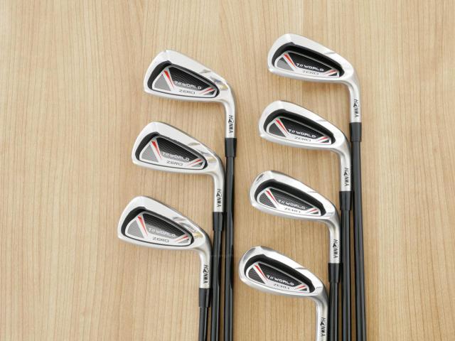 Iron set : Honma : ชุดเหล็ก Honma Tour World ZERO (ใบใหญ่ ตีง่าย ไกล) มีเหล็ก 6-10,Aw,Sw (7 ชิ้น) ก้านกราไฟต์ Flex R