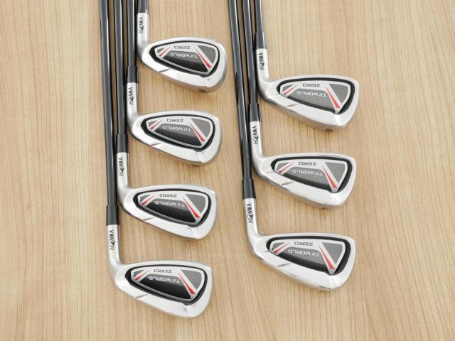 Iron set : Honma : ชุดเหล็ก Honma Tour World ZERO (ใบใหญ่ ตีง่าย ไกล) มีเหล็ก 6-10,Aw,Sw (7 ชิ้น) ก้านกราไฟต์ Flex R