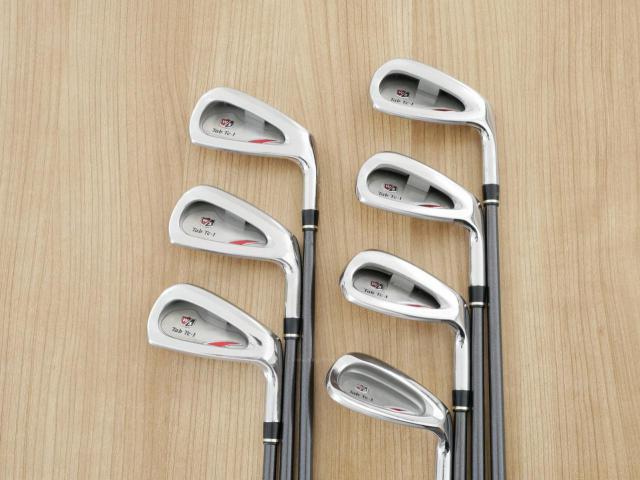 Iron set : Other Brand : ชุดเหล็ก Wilson TAB TC-1 (รุ่นท๊อปสุด หน้าเด้ง ตีไกล) มีเหล็ก 5-Pw,Sw (7 ชิ้น) ก้านกราไฟต์ Flex S