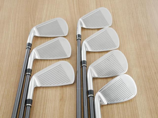 Iron set : Other Brand : ชุดเหล็ก Wilson TAB TC-1 (รุ่นท๊อปสุด หน้าเด้ง ตีไกล) มีเหล็ก 5-Pw,Sw (7 ชิ้น) ก้านกราไฟต์ Flex S