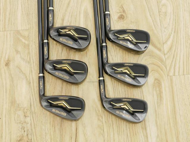 Iron set : Honma : ชุดเหล็ก Honma Beres Black Forged (รุ่นล่าสุด ปี 2022 สวยมากๆ) มีเหล็ก 6-11 (6 ชิ้น เทียบเท่า 5-Pw) ก้าน ARMRQ MX Flex SR