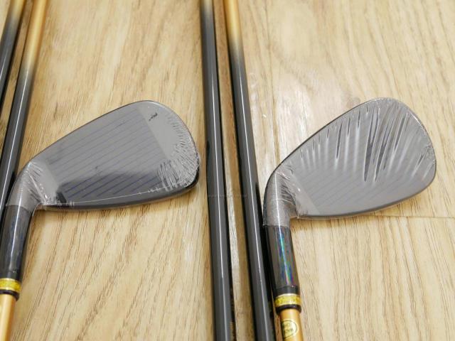 Iron set : Other Brand : **ของใหม่ ยังไม่แกะพลาสติก** ชุดเหล็ก Mutsumi Honma MH777 One Length (ใบใหญ่ ตีง่าย ไกล) มีเหล็ก 5-Pw (6 ชิ้น) ก้านกราไฟต์ Flex SR