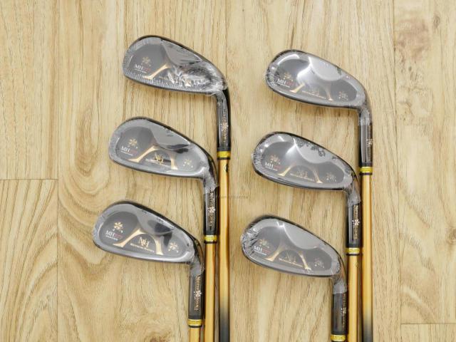 Iron set : Other Brand : **ของใหม่ ยังไม่แกะพลาสติก** ชุดเหล็ก Mutsumi Honma MH777 One Length (ใบใหญ่ ตีง่าย ไกล) มีเหล็ก 5-Pw (6 ชิ้น) ก้านกราไฟต์ Flex SR