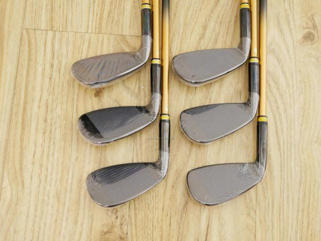 Iron set : Other Brand : **ของใหม่ ยังไม่แกะพลาสติก** ชุดเหล็ก Mutsumi Honma MH777 One Length (ใบใหญ่ ตีง่าย ไกล) มีเหล็ก 5-Pw (6 ชิ้น) ก้านกราไฟต์ Flex SR