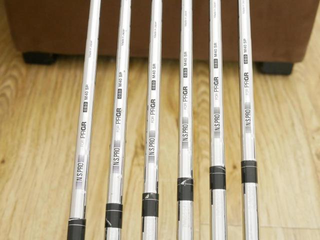 Iron set : PRGR : ชุดเหล็ก PRGR Egg PF Forged (รุ่นปี 2019 ตีง่ายและไกลมากๆ โกงสุดๆ) มีเหล็ก 6-Pw,Aw (6 ชิ้น) ก้านเหล็ก NS Pro 80 Flex SR