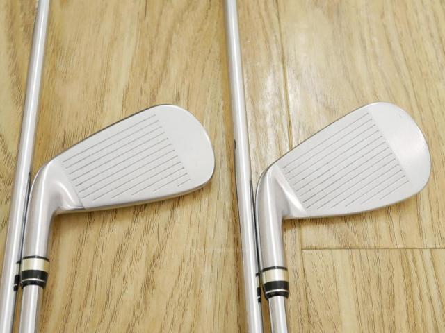 Iron set : PRGR : ชุดเหล็ก PRGR Egg PF Forged (รุ่นปี 2019 ตีง่ายและไกลมากๆ โกงสุดๆ) มีเหล็ก 6-Pw,Aw (6 ชิ้น) ก้านเหล็ก NS Pro 80 Flex SR