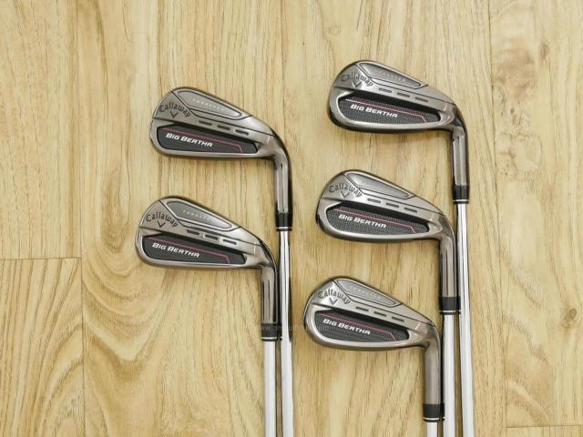 Iron set : Callaway : ชุดเหล็ก Callaway Big Bertha (รุ่นล่าสุด ปี 2023 ตีง่ายที่สุดของ Callaway) มีเหล็ก 6-Pw (5 ชิ้น) ก้านเหล็ก NS Pro 950 Neo Flex S