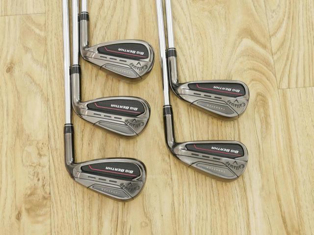 Iron set : Callaway : ชุดเหล็ก Callaway Big Bertha (รุ่นล่าสุด ปี 2023 ตีง่ายที่สุดของ Callaway) มีเหล็ก 6-Pw (5 ชิ้น) ก้านเหล็ก NS Pro 950 Neo Flex S