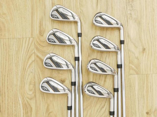 Iron set : Callaway : ชุดเหล็ก Callaway Mavrik MAX (ออกปี 2020 ตีง่าย ไกลมากๆ) มีเหล็ก 5-Pw,Aw,Sw (8 ชิ้น) ก้านเหล็ก NS Pro Zelos 7 Flex S