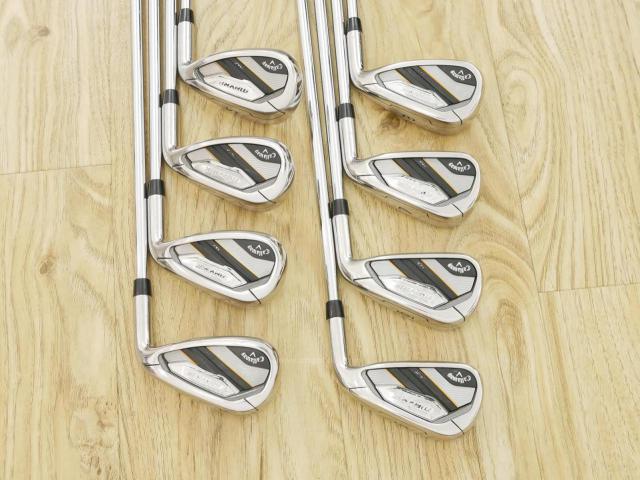 Iron set : Callaway : ชุดเหล็ก Callaway Mavrik MAX (ออกปี 2020 ตีง่าย ไกลมากๆ) มีเหล็ก 5-Pw,Aw,Sw (8 ชิ้น) ก้านเหล็ก NS Pro Zelos 7 Flex S