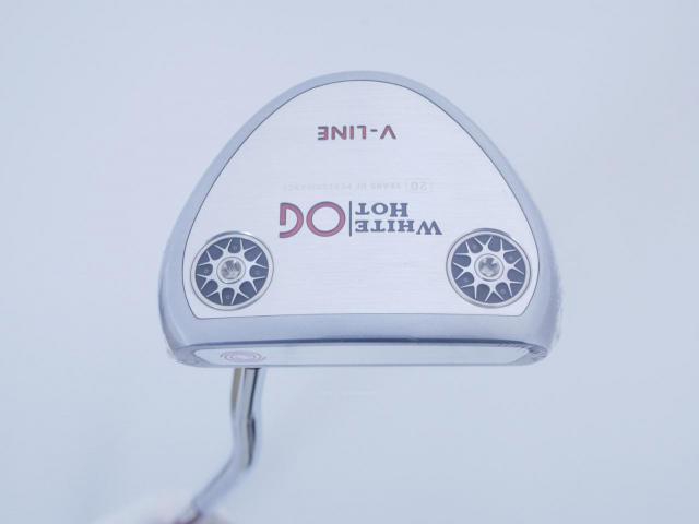 Putter : All : **ของใหม่ ยังไม่แกะพลาสติก** พัตเตอร์ Odyssey White Hot OG V-Line ก้าน Stroke LAB ยาว 33 นิ้ว