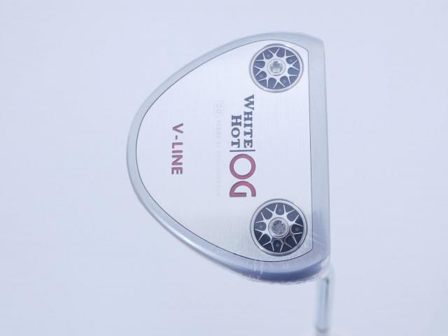 Putter : All : **ของใหม่ ยังไม่แกะพลาสติก** พัตเตอร์ Odyssey White Hot OG V-Line ก้าน Stroke LAB ยาว 33 นิ้ว