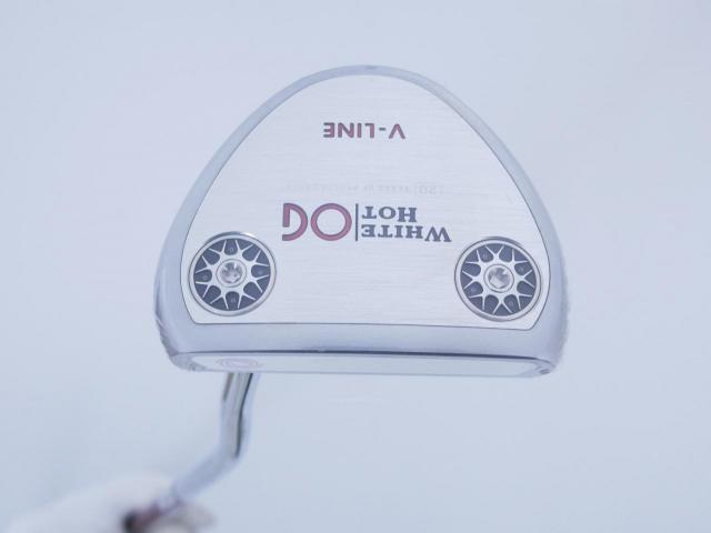 Putter : All : **ของใหม่ ยังไม่แกะพลาสติก** พัตเตอร์ Odyssey White Hot OG V-Line ก้าน Stroke LAB ยาว 33 นิ้ว