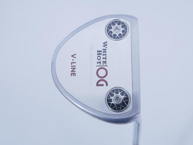 Putter : All : **ของใหม่ ยังไม่แกะพลาสติก** พัตเตอร์ Odyssey White Hot OG V-Line ก้าน Stroke LAB ยาว 33 นิ้ว