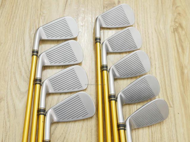 Iron set : Honma : **ก้าน 4 ดาว** ชุดเหล็ก Honma Beres IS-02 (หน้าเด้ง Forged) มีเหล็ก 5-11,Aw,Sw (9 ชิ้น เทียบเท่า 4-Pw,Aw,Sw) ก้าน ARMRQ 6 (49) Flex R (4 ดาว)