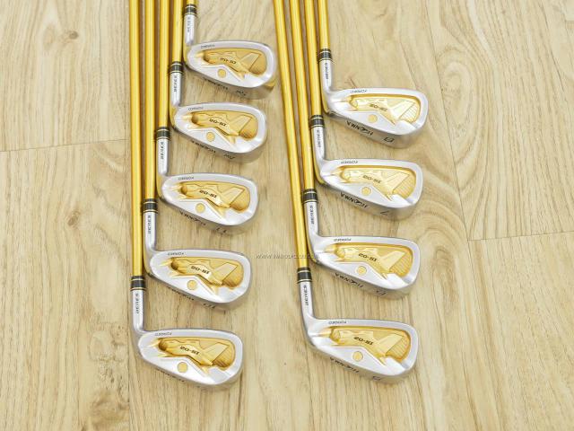 Iron set : Honma : **ก้าน 4 ดาว** ชุดเหล็ก Honma Beres IS-02 (หน้าเด้ง Forged) มีเหล็ก 5-11,Aw,Sw (9 ชิ้น เทียบเท่า 4-Pw,Aw,Sw) ก้าน ARMRQ 6 (49) Flex R (4 ดาว)