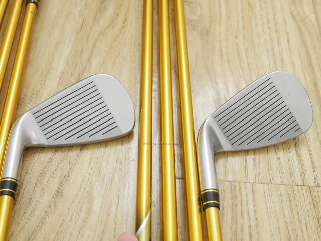 Iron set : Honma : **ก้าน 4 ดาว** ชุดเหล็ก Honma Beres IS-02 (หน้าเด้ง Forged) มีเหล็ก 5-11,Aw,Sw (9 ชิ้น เทียบเท่า 4-Pw,Aw,Sw) ก้าน ARMRQ 6 (49) Flex R (4 ดาว)