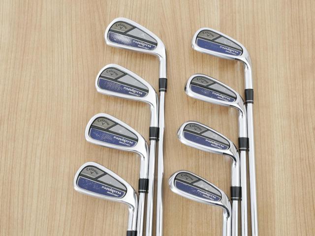 Iron set : Callaway : ชุดเหล็ก Callaway Paradym Max Fast Forged (รุ่นปี 2023 ตีง่ายสุด ไกลสุดของ Callaway Japan Spec.) มีเหล็ก 6-Pw,Aw,50,56 (8 ชิ้น) ก้านเหล็ก NS Pro ZELOS 7 Flex S