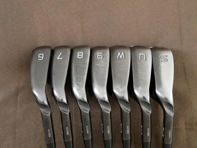 Iron set : Ping : ชุดเหล็ก Ping G710 (ปี 2021 Japan Spec. ใบใหญ่ ง่ายที่สุด ไกลที่สุดของ Ping) มีเหล็ก 6-Pw,Aw,Sw (7 ชิ้น) ก้านกราไฟต์ Ping ALTA Distanza 40 Flex R