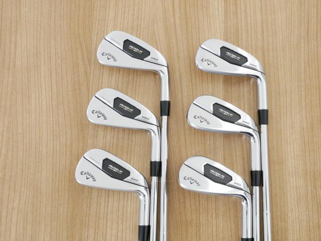 Iron set : Callaway : ชุดเหล็ก Callaway Rogue ST Pro (ออกปี 2022 คม นุ่ม แน่นมาก) มีเหล็ก 5-Pw (6 ชิ้น) ก้านเหล็ก Dynamic Gold 105 S200