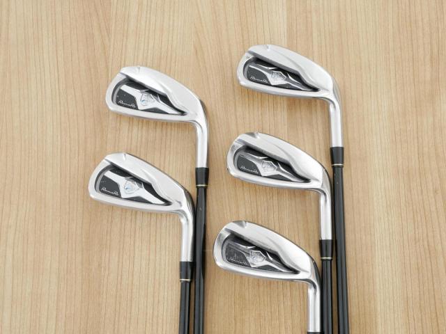 Iron set : Romaro : ชุดเหล็ก Romaro Ray Alpha (ปี 2017 ใบใหญ่ หน้า Titanium) มีเหล็ก 6-Pw (5 ชิ้น) ก้านกราไฟต์ Flex R