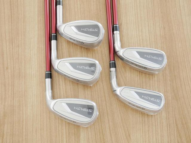 Lady club : All : **ของใหม่ ยังไม่แกะพลาสติก** ชุดเหล็ก Taylormade Stealth HD (ออกปี 2022 Japan Spec. ใบใหญ่มาก ตีง่ายสุดๆ) มีเหล็ก 7-Pw,Sw (5 ชิ้น) ก้านกราไฟต์ Mitsubishi Tensei TM40 Flex L