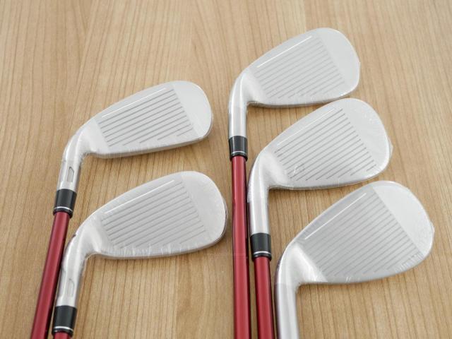 Lady club : All : **ของใหม่ ยังไม่แกะพลาสติก** ชุดเหล็ก Taylormade Stealth HD (ออกปี 2022 Japan Spec. ใบใหญ่มาก ตีง่ายสุดๆ) มีเหล็ก 7-Pw,Sw (5 ชิ้น) ก้านกราไฟต์ Mitsubishi Tensei TM40 Flex L