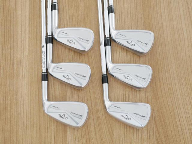 Iron set : Callaway : **ของใหม่ ยังไม่แกะพลาสติก** ชุดเหล็ก Callaway X Forged Star (รุ่นล่าสุด ออกปี 2024) มีเหล็ก 5-Pw (6 ชิ้น) ก้านเหล็ก NS Pro 950 NEO Flex S