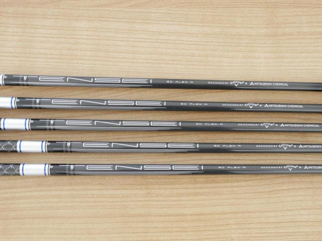 Iron set : Callaway : **ของใหม่ ยังไม่แกะพลาสติก** ชุดเหล็ก Callaway Paradym Ai Smoke (รุ่นล่าสุด ออกปี 2024 ตีง่ายมาก ไกล Japan Spec.) มีเหล็ก 6-Pw (5 ชิ้น) ก้านกราไฟต์ Fujikura TENSEI 50 Flex R