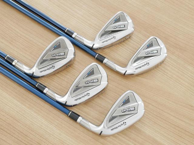 Iron set : Taylormade : ชุดเหล็ก Taylormade SIM 2 MAX (ออกปี 2021 Japan Spec. ตีง่าย ไกล) มีเหล็ก 6-Pw (5 ชิ้น) ก้านกราไฟต์ Mitsubishi TENSEI TM60 Flex R