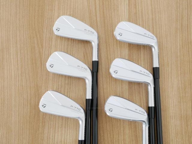 Iron set : Taylormade : **ของใหม่ ยังไม่แกะพลาสติก**ชุดเหล็ก Taylormade P770 Forged (รุ่นปี 2023 นุ่ม แน่น)  มีเหล็ก 5-Pw (6 ชิ้น) ก้านกราไฟต์ Mitsubishi Diamana Thump i95 Flex S